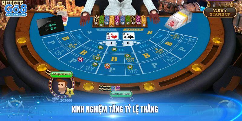 Kinh nghiệm tăng tỷ lệ thắng khi áp dụng hướng dẫn chơi tool Baccarat